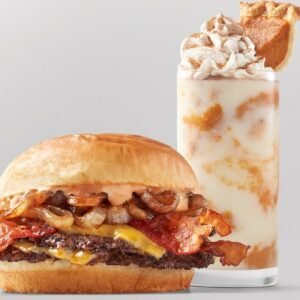 Smoky Bacon Stack-cheese and crispy Bacon