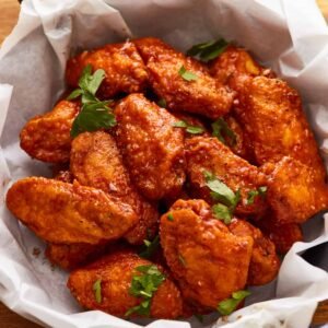 Hot Buffalo Chicken Wings (8 pieces)